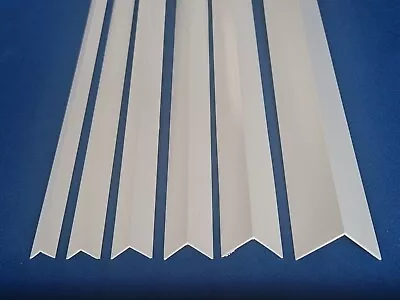 £2.85 • Buy Pvc Plastic Angle Rigid Corner Trim 90 Degree White Various Sizes 1 Metre Length