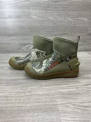 Simms Challenger 7  Strata Camo Deck Boot Sz 11 • $109.99