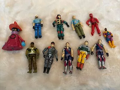 Vintage Gi Joe He Man Mask Action Figure Lot Of 11 • $75