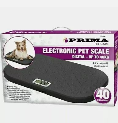 Prima Digital Electronic Infant Pet Scale For Weight Tracker - Black • £26.95