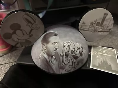 Disney Designer Walt/Steamboat Willie Mickey  Ears Noah Fine Art RARE • $10.50