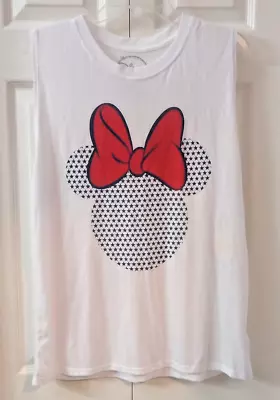 Disney Minnie Mouse T-shirt Red White Blue Stars  Women's  XL • $12.99