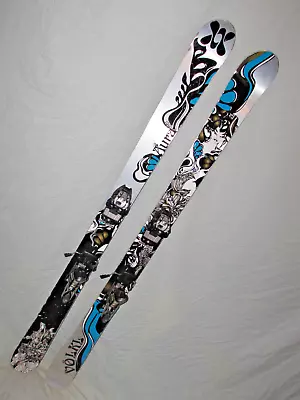 Volkl AURA Women's All Mountain POWder Skis 156cm With Marker 11.0 Ski Bindings~ • $174