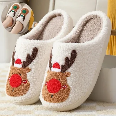Cozy Slippers For Mens Womens Memory Foam Winter Indoor Outdoor House Shoes • $6.99