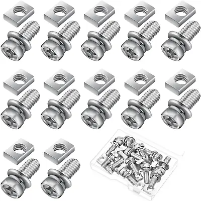 24-Pack Motorcycle Battery Terminal Nuts & Bolts:  For ATV Bike Scooter • $9.97