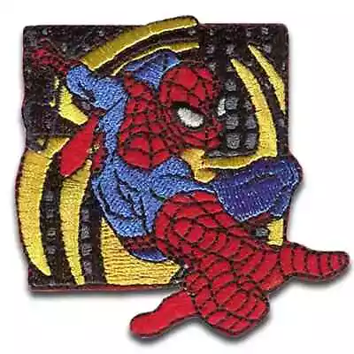 Disney Marvel Ultimate Spider-Man Iron-On Patch:Square Yellow Comic Net New Ship • $4.95
