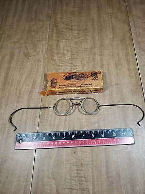 Vintage Willson Reading PA Industrial Glasses / Goggles W/ Box  • $35.62