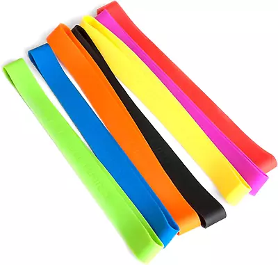Large Band Joes 12 X 1 Inch Colorful 10 Assorted Pack Silicone Rubber Bands Heat • $28.99