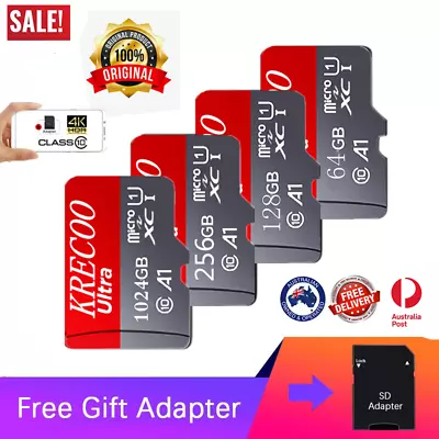 Micro SD Card 256/512GB 1TB TF Class 10 Memory Card For Smartphones Tablets Lot • $7.99