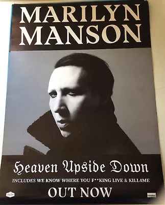 Marilyn Manson - Heaven Upside Down Album Release POSTER • $33