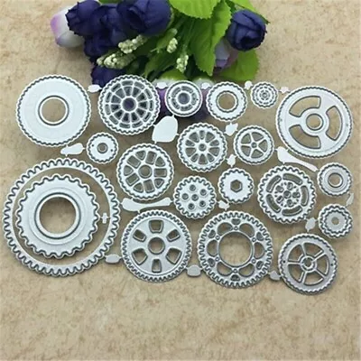 Steampunk Cog Cogs Steam Punk Paper Card Cut Dies Die Metal Cutting Cutter Large • £5.99