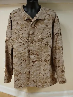 US MARINE CORPS USMC BLOUSE DESERT MARPAT UNIFORM COMBAT COAT Sm Short • $15