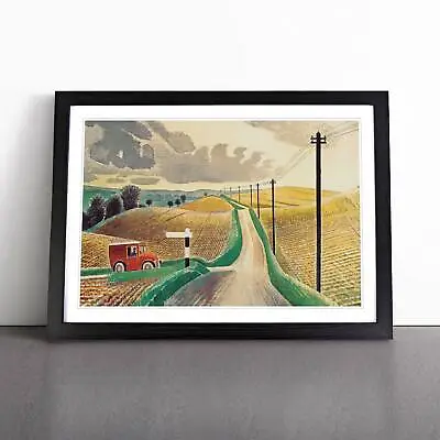 £22.95 • Buy Eric Ravilious The White Horses Of Wiltshire Framed Wall Art Print Canvas