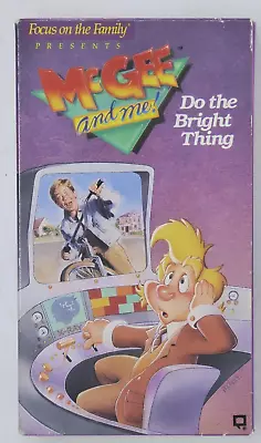 McGEE And Me!  Do The Bright Thing  Episode 7 (VHS 1990) Focus On The Family • $2.26