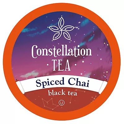 Constellation Tea Spiced Chai Black Tea Pods K-Cups 40 Count • $23.95