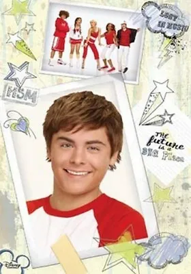 HIGH SCHOOL MUSICAL 2 POSTER Zac Efron RARE NEW HSM - PRINT IMAGE PHOTO -G10 • £9.82