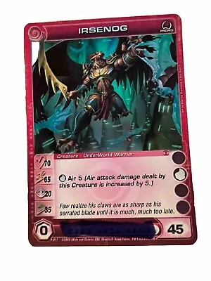 Chaotic TCG CCG | Irsenog (Max ECS) | Super Rare Promo Beyond The Doors • $55