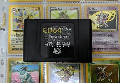 ED64 Plus Save Game Device Flash Cart - Nintendo N64  (includes MicroSD)  • $180