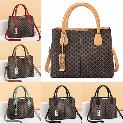 Women Lady PU Leather Handbags Messenger Shoulder Bags Tote Retro Satchel Purse  • $17.83