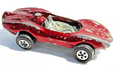 Vintage REDLINE Topper CUSTOM TURBINE Red JOHNNY LIGHTNING Line #C3-38 • $9.50