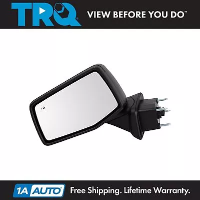 TRQ Side Mirror Power Heater BSM Perimeter Light Textured Striped LH For GMC • $143.95