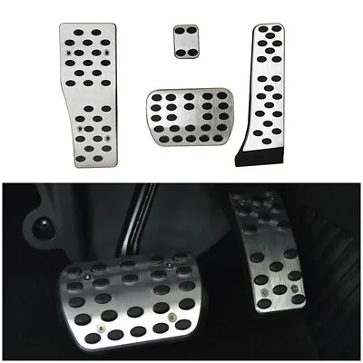 Fit For Mercedes-Benz AMG Alloy Car Pedal Covers Kit A E C S GLK CLK 203 204 212 • $53.99