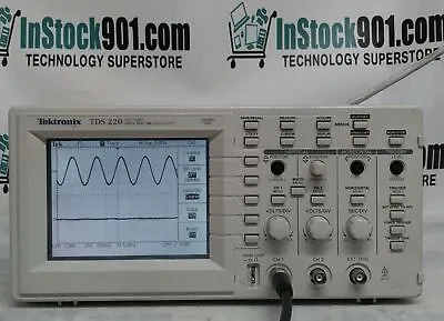 Tektronix Tds 220 2ch Digital Real Time Oscilloscope • $165.75