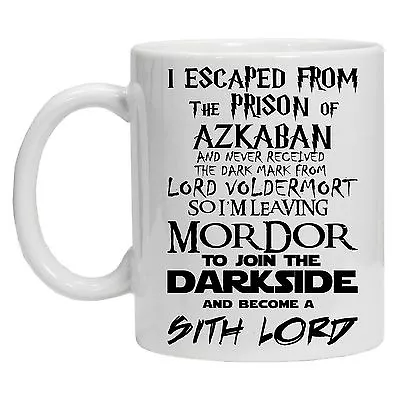 Escaped From Hogwarts Mug Lord Of The Rings Star War Inspired Novelty Gift Mug • £9.99