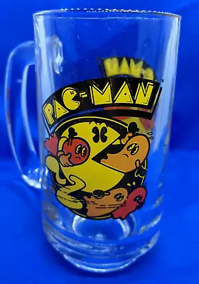 Vintage Pac Man Ghosts Arcade Mug Glass Cup Beer Stein Bally Midway 1982 Pacman • $24