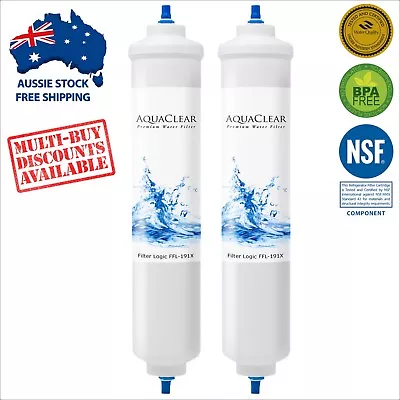 2 X Premium Compatible Fridge Water Filter Replaces Electrolux 1450970 1458682 • $37.99