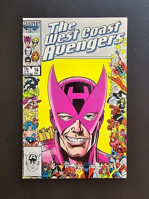 Marvel Comics The West Coast Avengers #14 November 1986 25th Ann Border (b) • $5