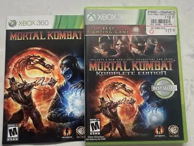 Mortal Kombat Komplete Edition (Microsoft Xbox 360 2012)+ Insert TESTED • $24.49