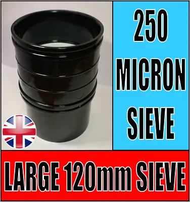 Large 250 Micron Nylon Mesh Stackable Sieve Food Grade Strainer Home Brew Filter • £29.99