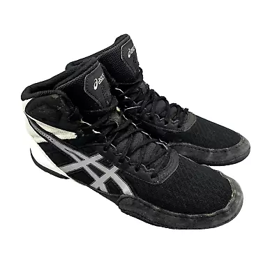 Asics Matflex Wrestling 1081A021 Black White Mens Boxing Shoes Size 8 US • $21.59