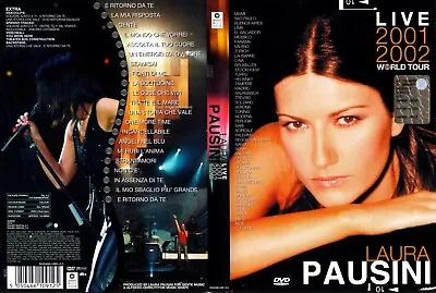 Laura PAUSINI - LIVE 2001-2002 WORLD TOUR - DVD + AK Bild Laura PAUSINI 13 X 18 • £18.50