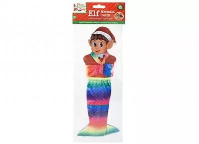 Naughty Elf Mermaid Christmas Decorations Rainbow Dress Up Ideas • £3.89