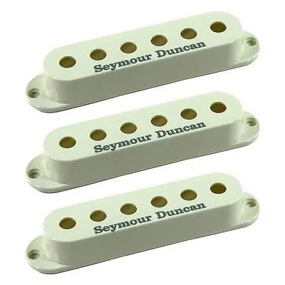 Seymour Duncan S-Cover Parchment Replacement Guitar Pickup Cover 3-Pack W/ Logo • $24