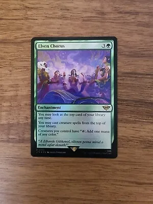 Elven Chorus Foil Rare Magic The Gathering: Lord Of The Rings NM/M • $3