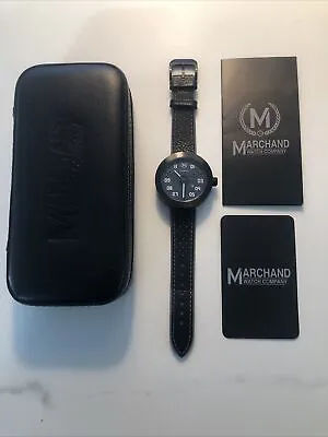 Marchand Watch Company Carbon Debonair Racing Watch Momo Inspired Large Face • $180