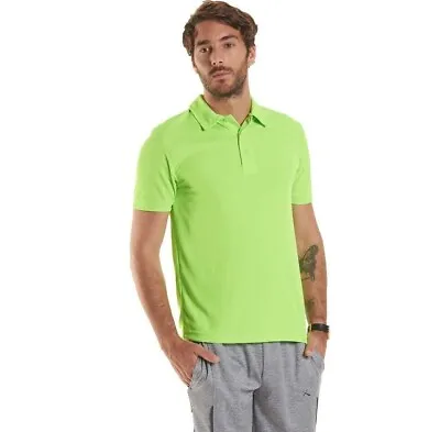 Uneek Polo Shirt Ultra Cool Breathable Top Textured Tight Knit Feel Sports Work • £9.59