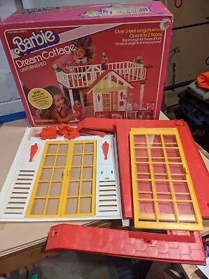 Barbie Dream Cottage Unfurnished Vintage 1982 Near Complete With Box Mattel • $185