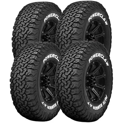 (QTY 4) LT275/60R20 Power Hub Path Ranger A/T 119/116S LRE White Letter Tires • $854.96