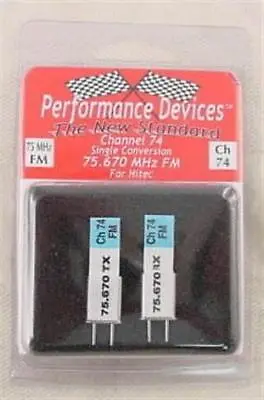 Hitec Single Conversion 75Mhz FM Crystal Set-Channel 74 • $7.37