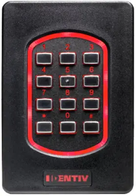 IDentiv's UTrust TS 8210 8210ABT0000 HF LF Access Control Keypad RFID Reader • $75