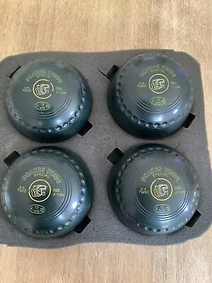 4 X Drakes Pride Special Size 3 1/2 Heavy Lawn Bowls • $129.95