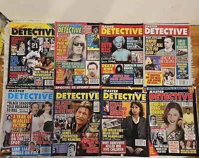 £25 • Buy 8 Copies Master Detective True Crime Magazines 2001 - 2010 Bundle