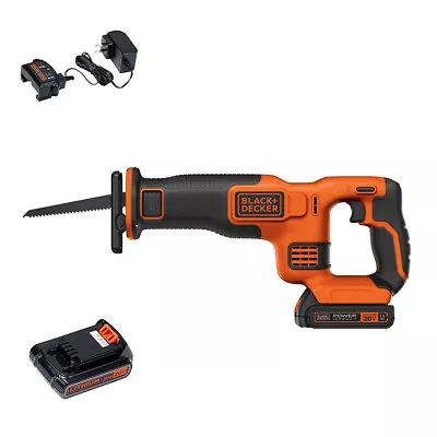 Black & Decker BDCR20C 20V MAX Li-Ion Reciprocating Saw Kit (1.5 Ah) New • $59.99