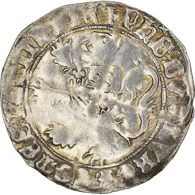 [#184454] Coin France Flanders Philippe Le Bon Double Gros EF(40-45) Silve • $215.99
