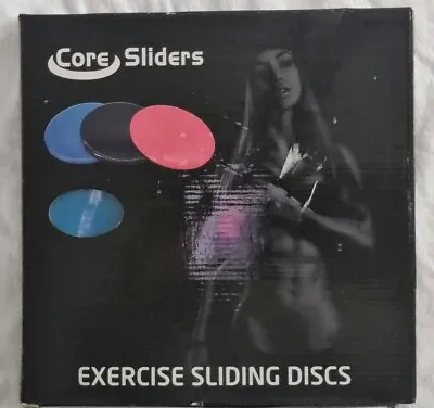 Gliding Discs Core Sliders Exercise Strength Stability Abdominal Glutes Blue     • $9.99