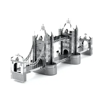 ✅London Tower Bridge 3D DIY Metal Jigsaw Puzzle Creative Children Educational✅ • £13.95